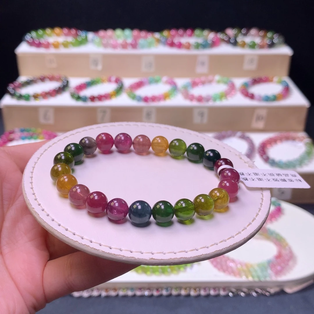 未镶嵌手链碧玺碧玺