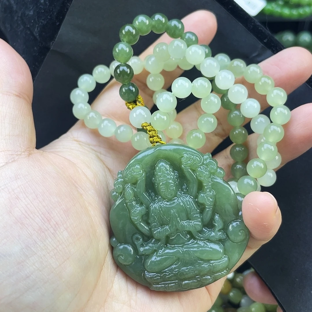 和田玉未镶嵌手链