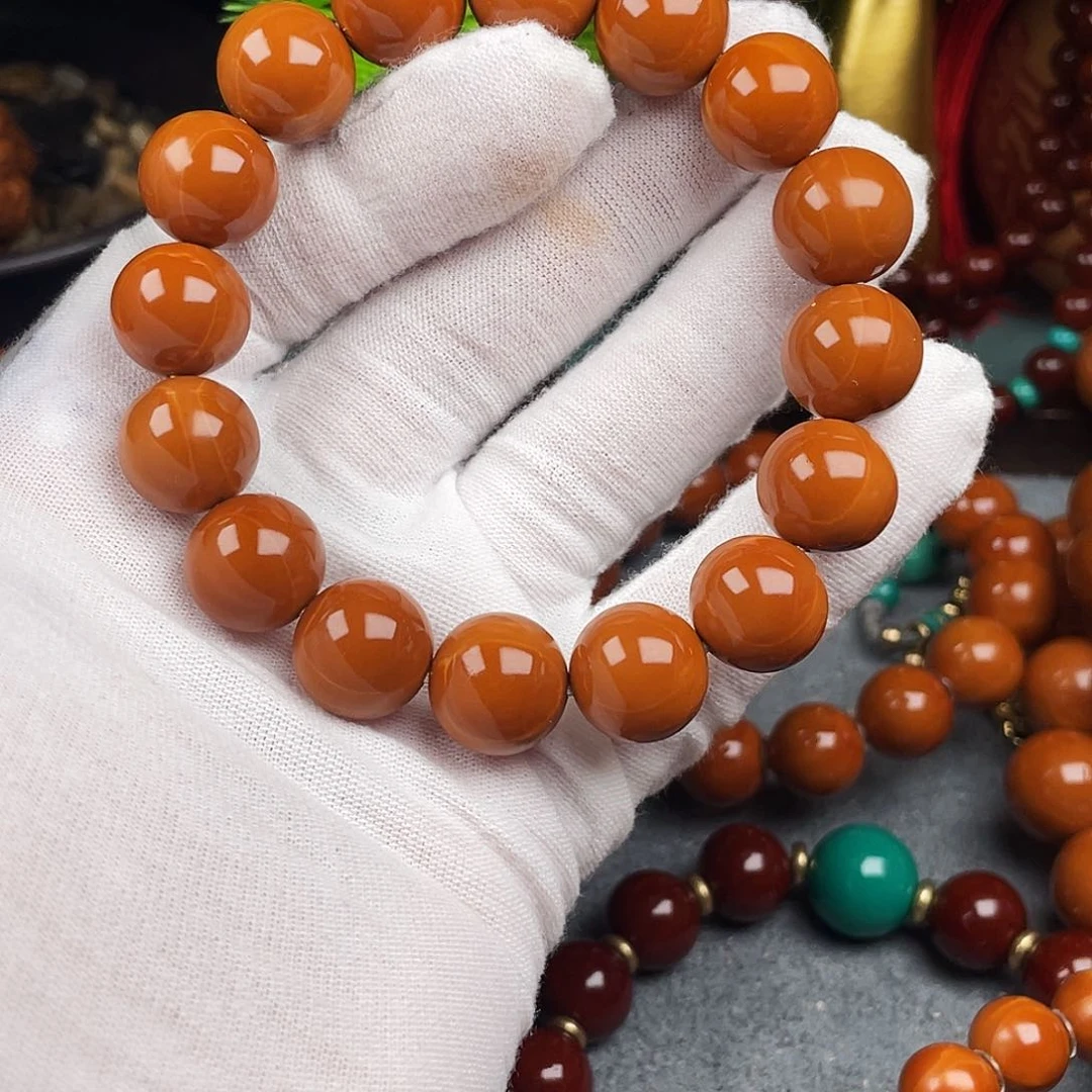 橄榄核手串࿐****࿐1.35小孔精品橄榄核