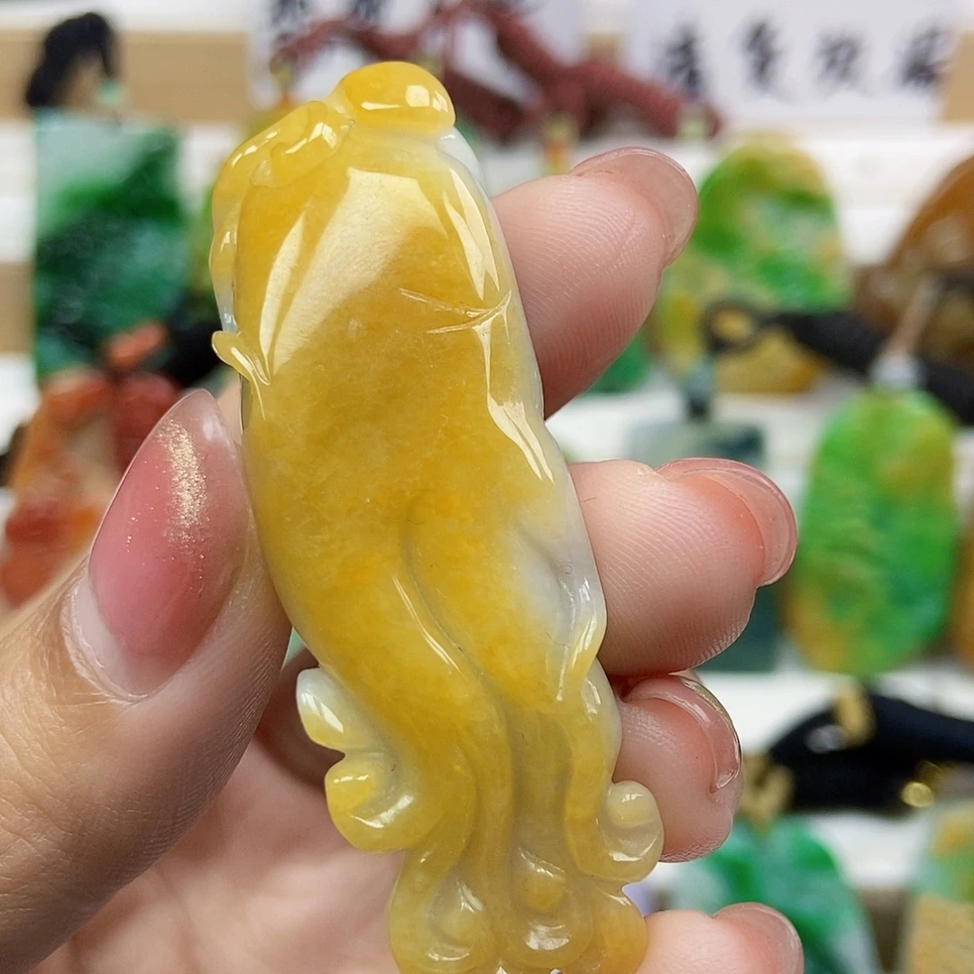 翡翠未镶嵌颈饰天然翡翠Ａ货