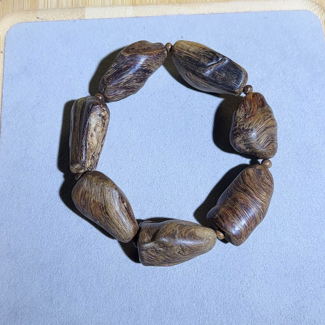 沉香手串天然惠安红油留疤老料 沉水级 37.8g 花香甜雅