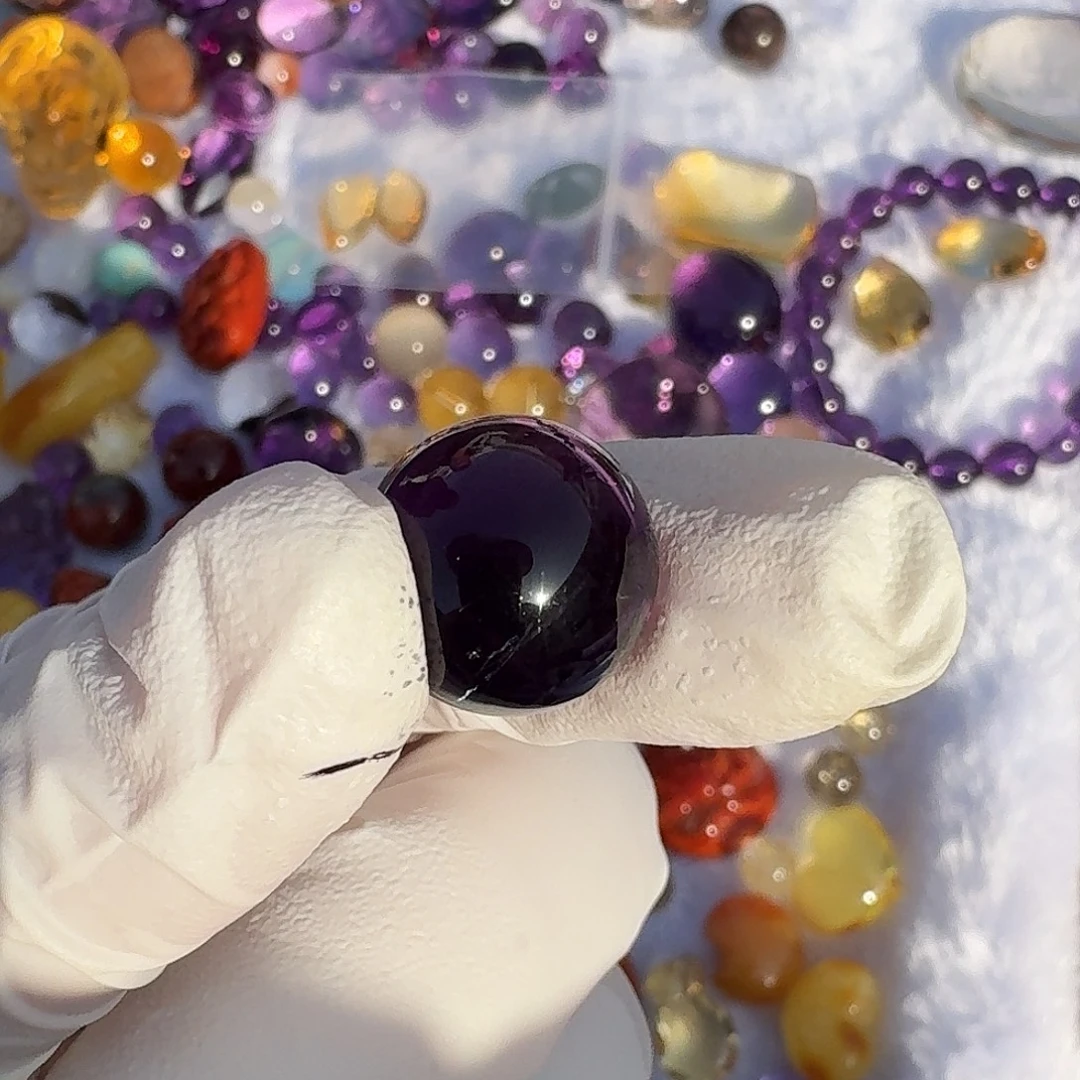 小***鱼烟晶未镶嵌手链水晶