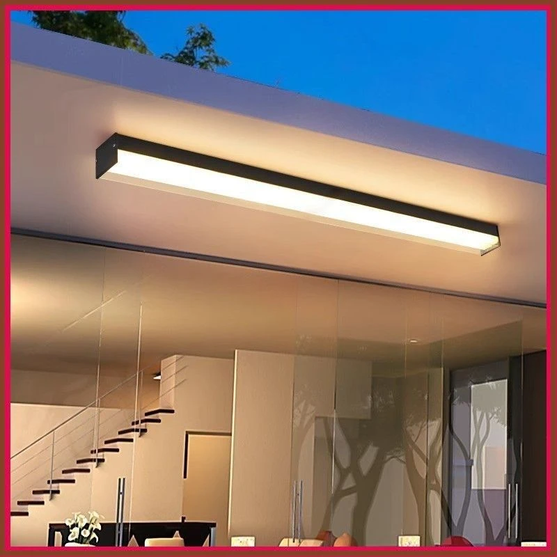 户外壁灯防水别墅花园庭院大门室外外墙灯超亮门前灯长条露台壁灯