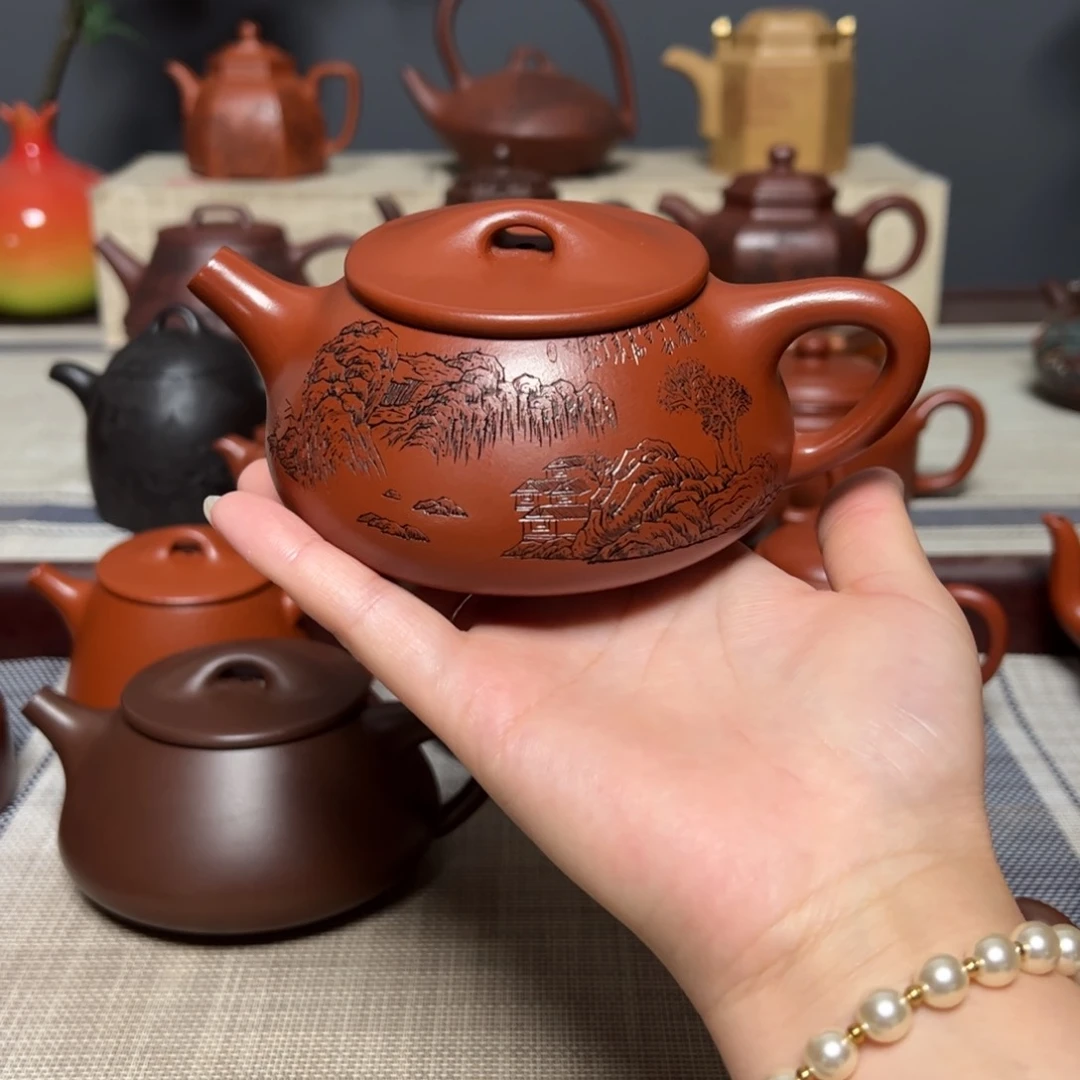 茶壶紫砂喜*宜兴紫砂