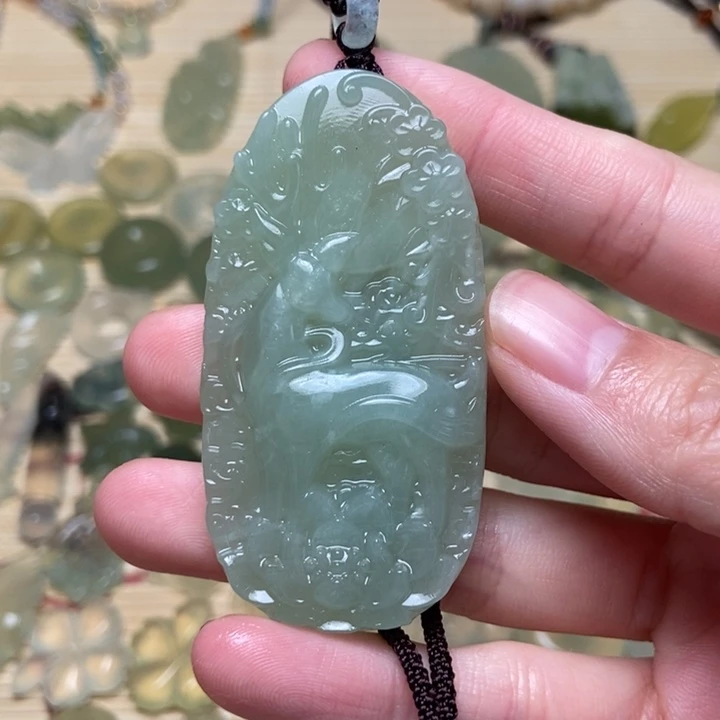 蛇纹石玉合金颈饰