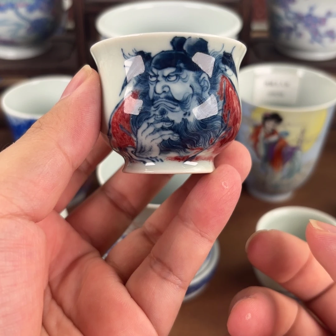 天***蓝摆件景德镇陶瓷摆件