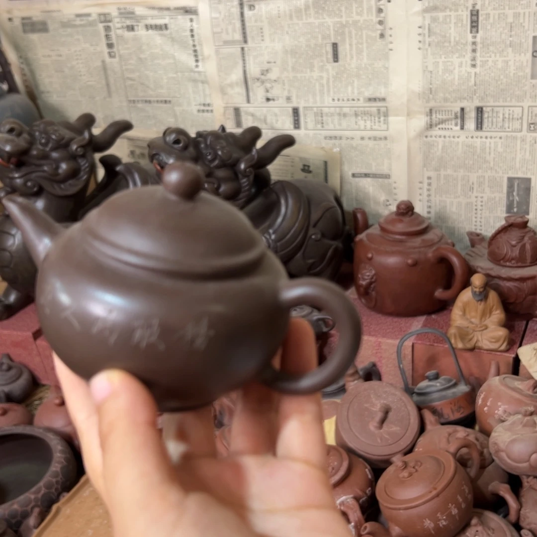 茶壶紫砂原矿紫砂壶