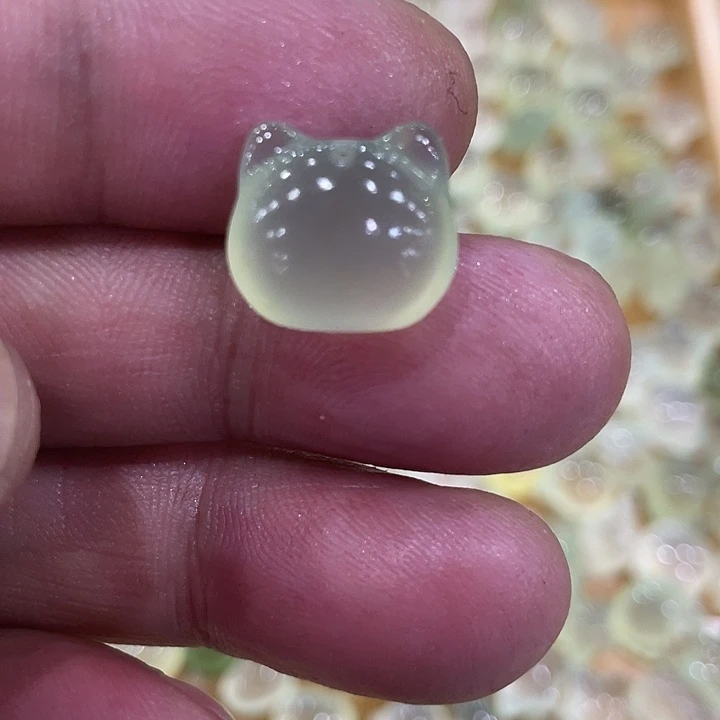 蛇纹石玉合金颈饰