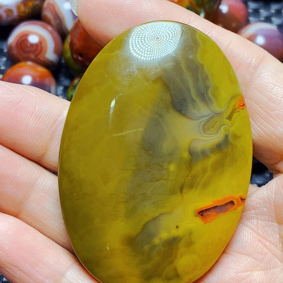 未镶嵌颈饰玛瑙/玉髓笨*孩