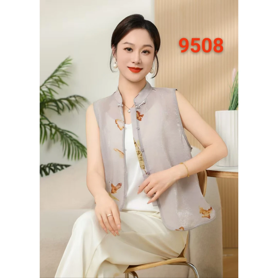 9508新中式国风气质洋气马甲