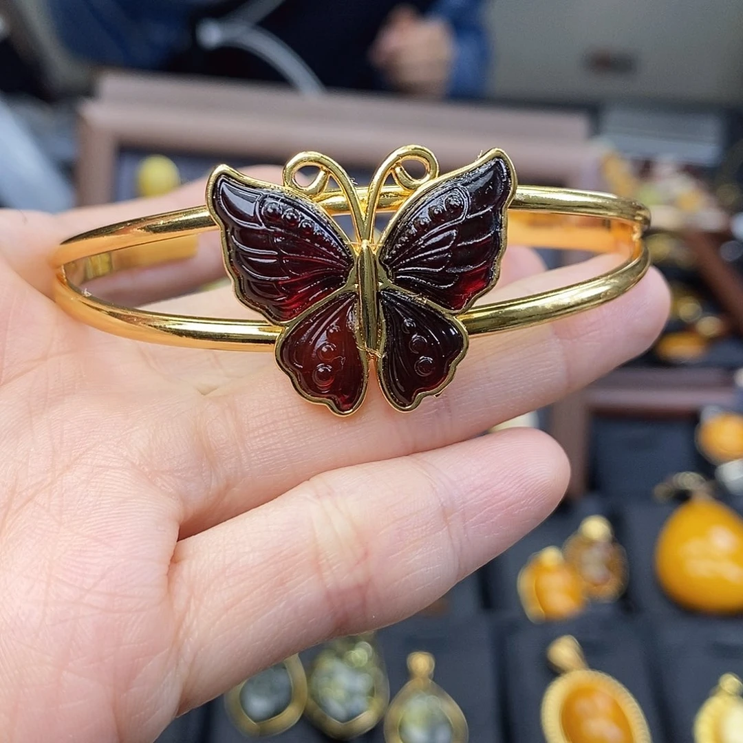 琥珀未镶嵌裸石成品