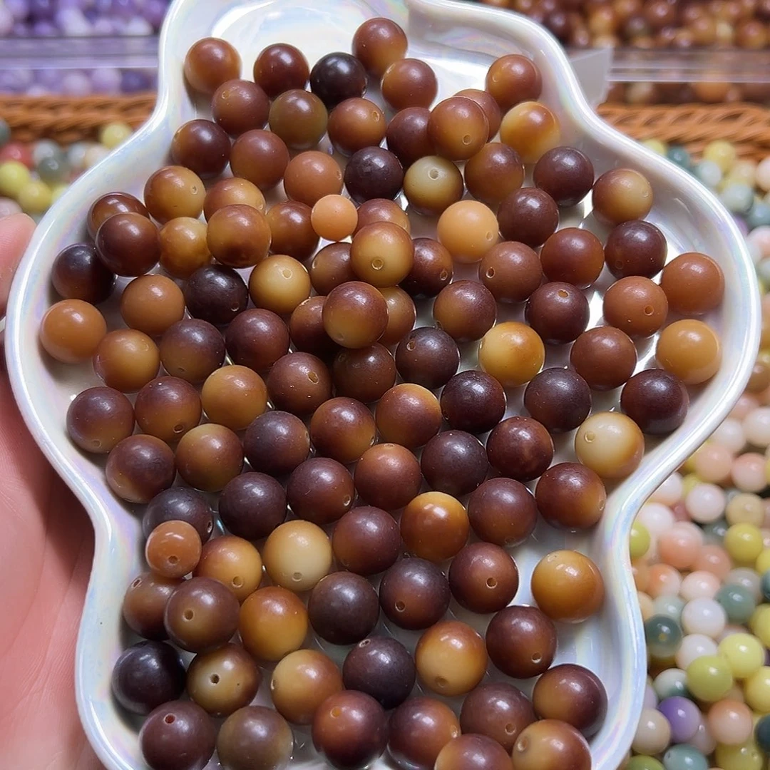 菩提根/象牙果吊坠卡13非料圆珠120颗