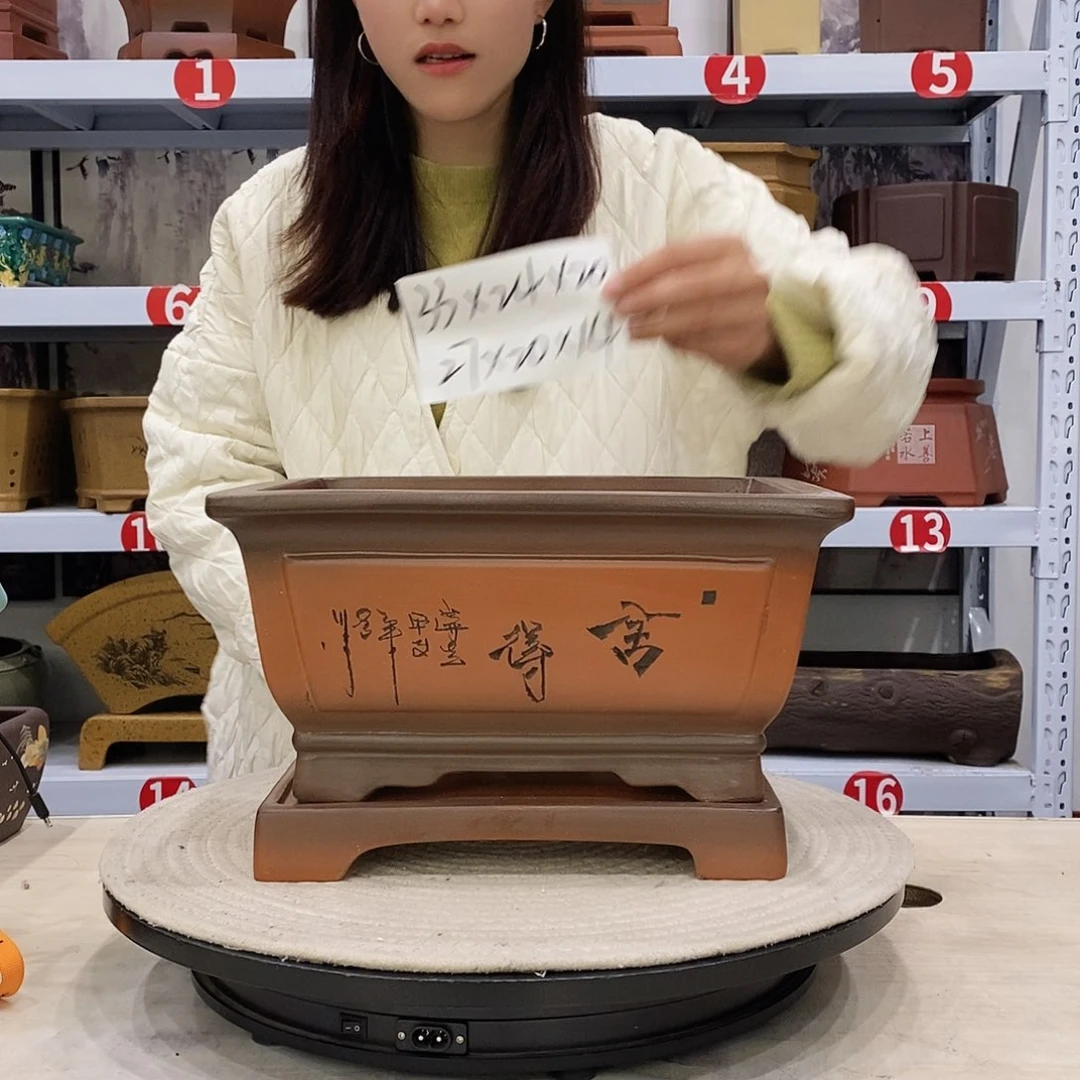 紫砂花盆紫砂花盆