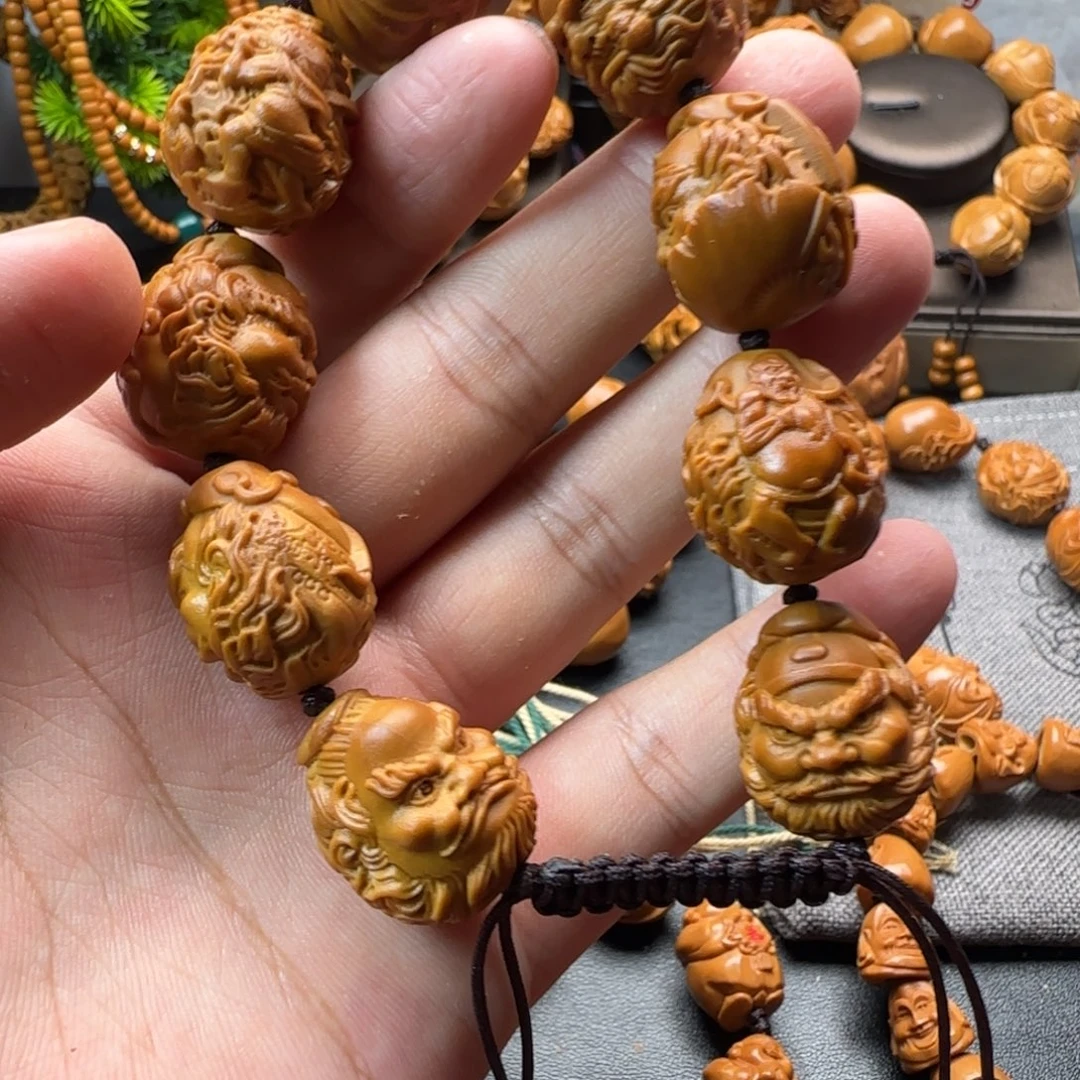 橄榄核手串/手链钟馗头