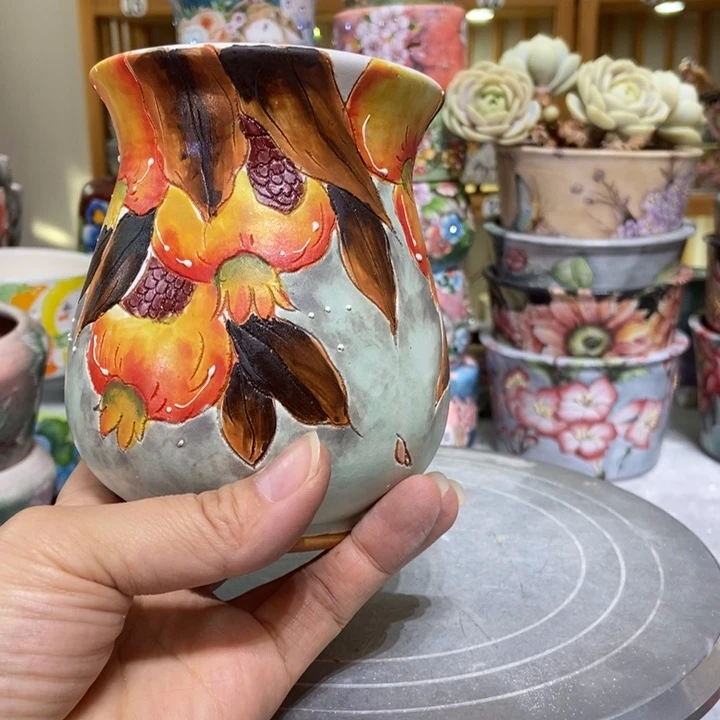 景德镇艺术手绘作品