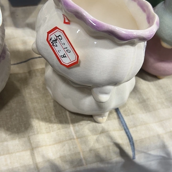 微瑕陶瓷花盆满9.9发