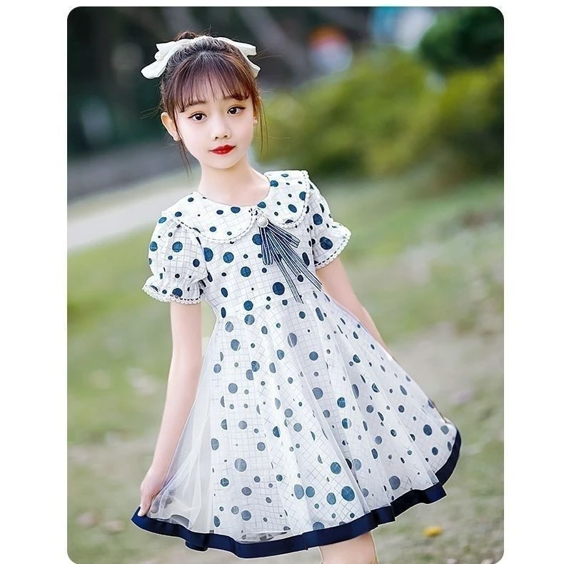女童连衣裙夏装新款洋气女孩裙子2025儿童童装韩版