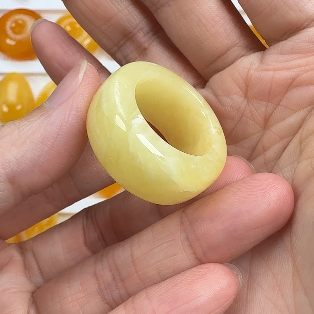 蜜蜡未镶嵌戒指蜜蜡