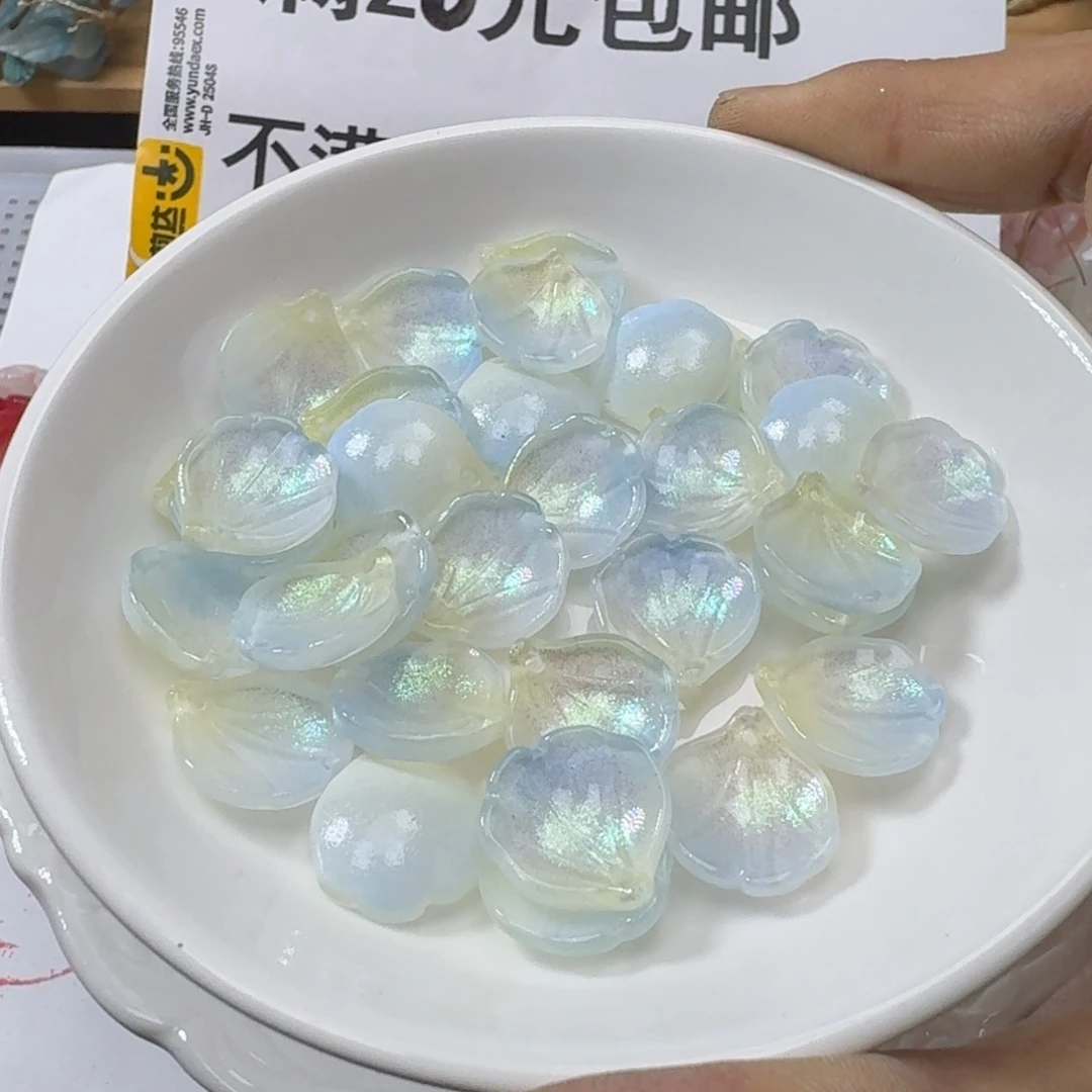 玻璃22号海棠花一百个