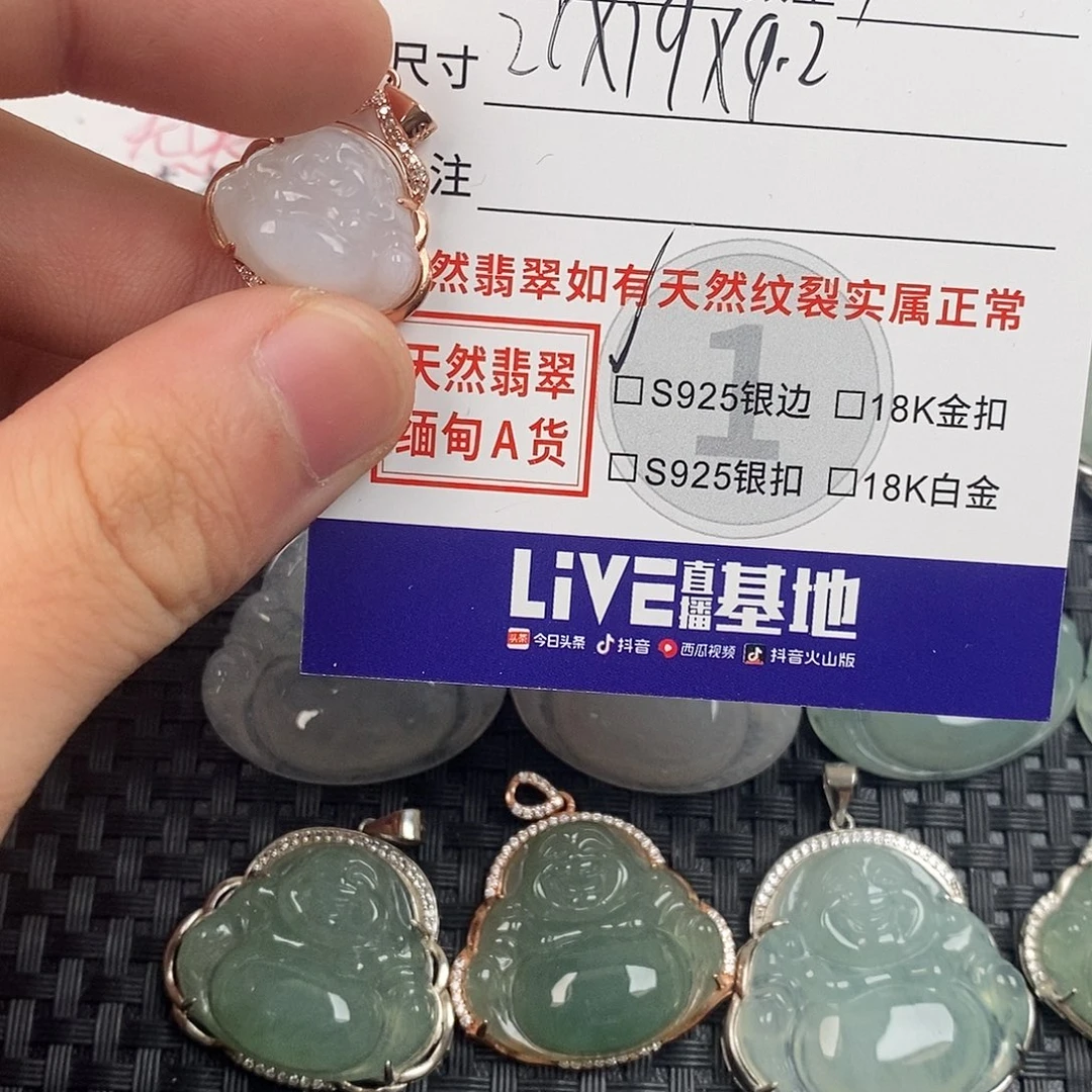 翡翠银S925镶嵌颈饰