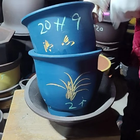 宜兴紫砂花盆清仓库清仓