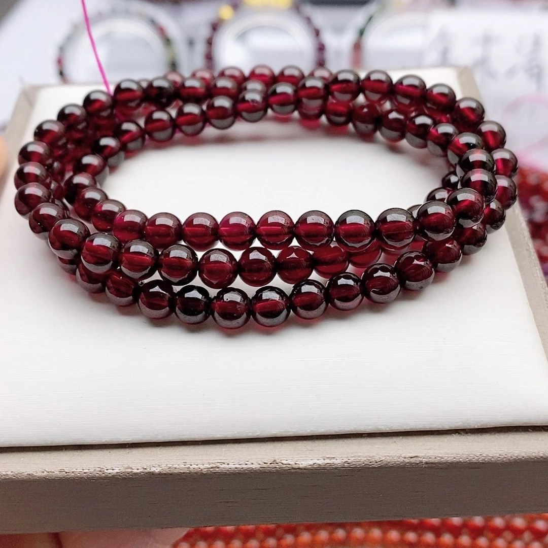 【闪购商品】石榴石手链未镶嵌6.0。  福利款