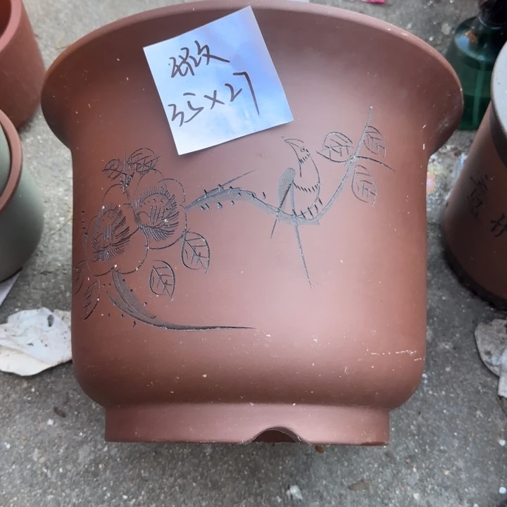 紫砂花盆特价清仓