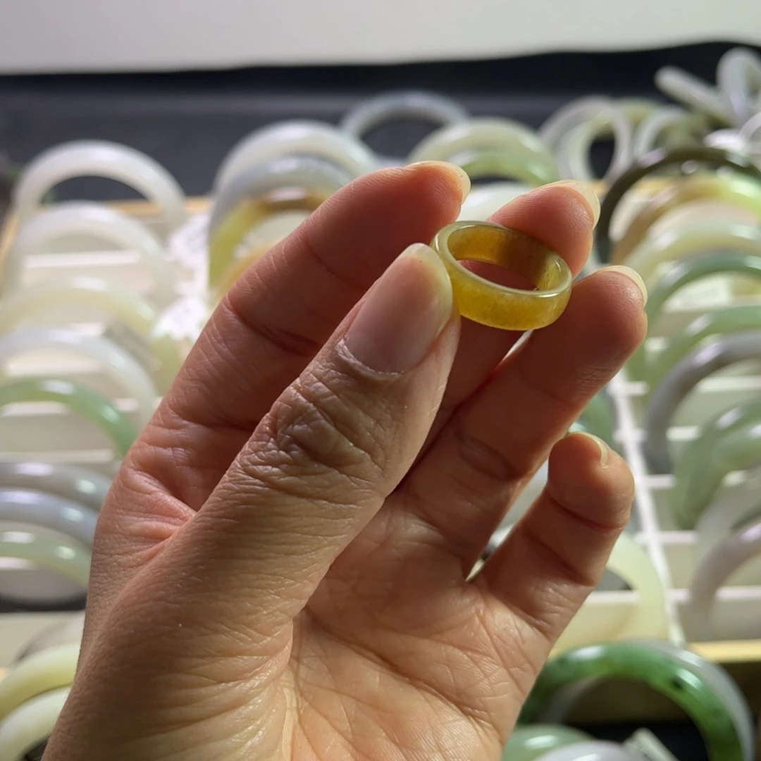 和田玉指环直径16未镶嵌