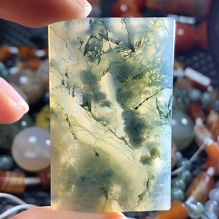蓝***花未镶嵌颈饰玛瑙/玉髓