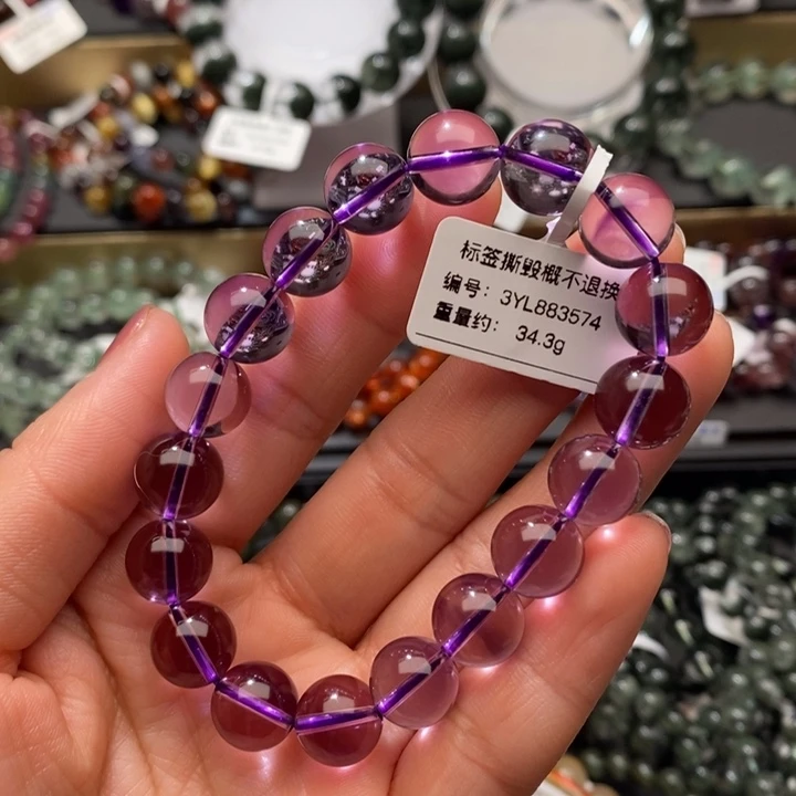 水晶手链未镶嵌鹏*紫水晶单圈手链