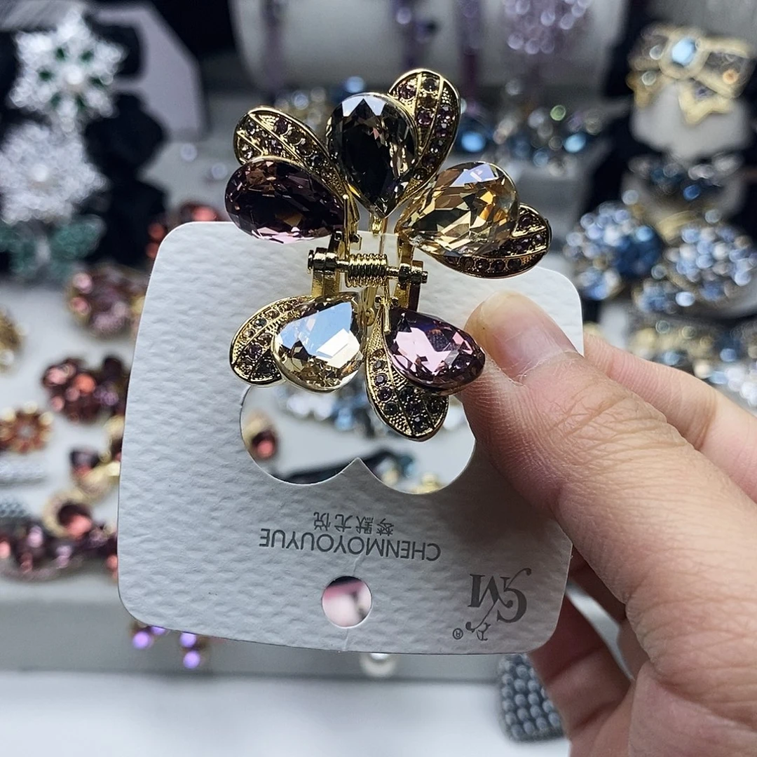 仿水晶合金小抓夹