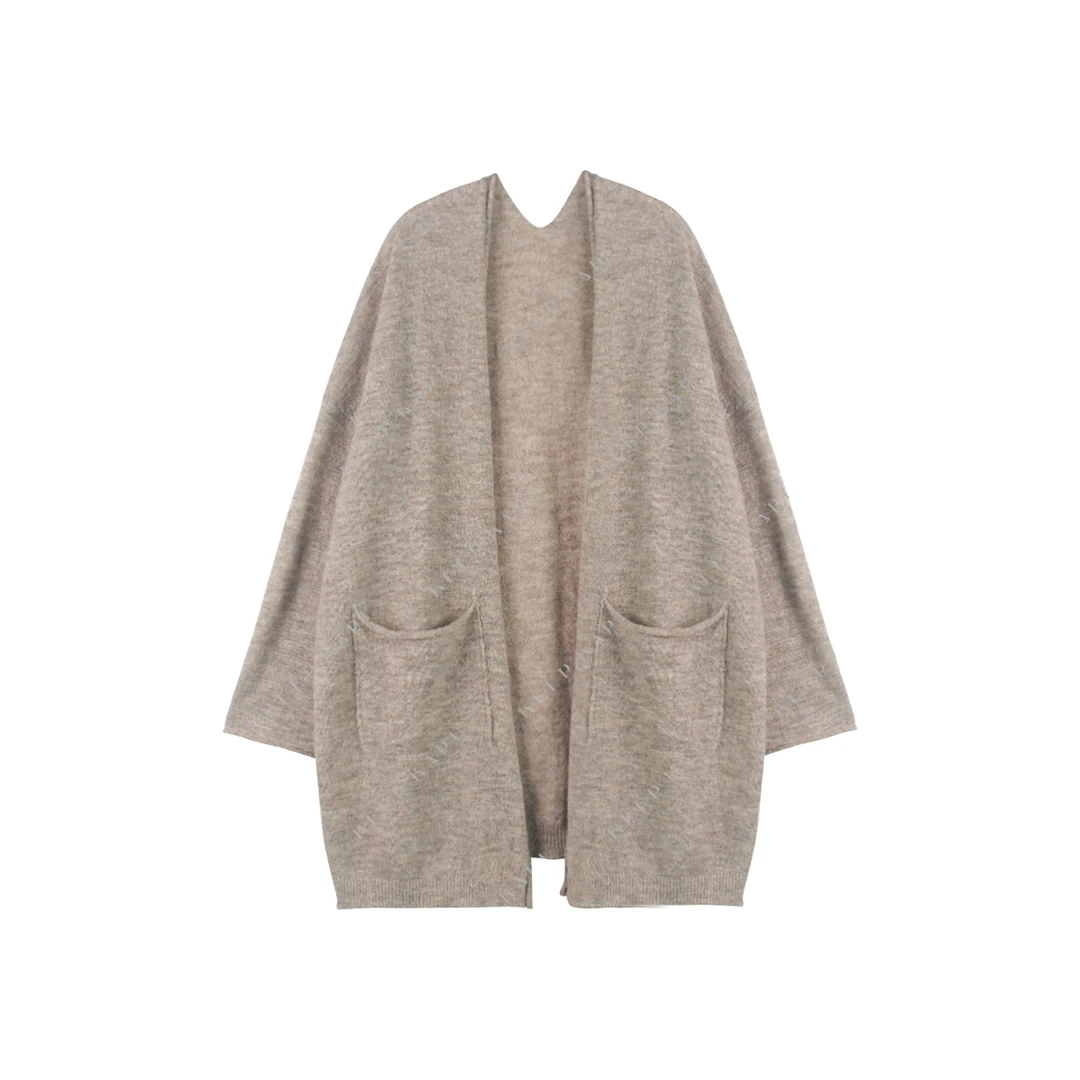 KEEP KAPU靠谱【慵懒纸片人2.0】篙品质双口袋针织开衫KP253160