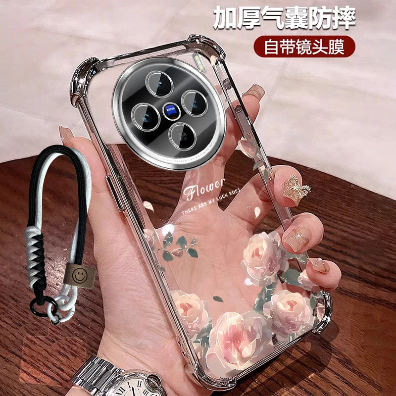 适用vivox200手机壳透明x200promini硅胶x200ultra带镜头膜x200s