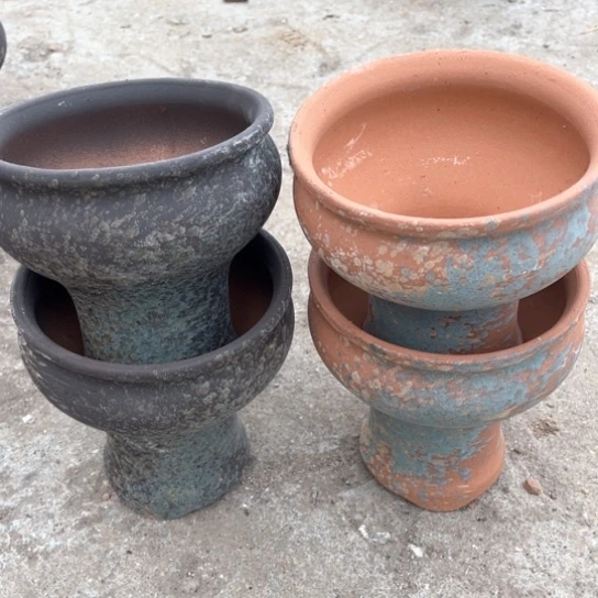 红陶口14高15瑕疵