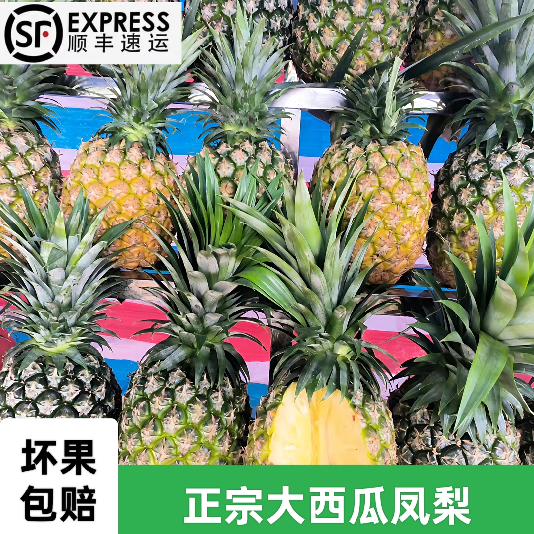 【顺丰包邮】正宗大西瓜凤梨自然熟新鲜现摘香甜多汁