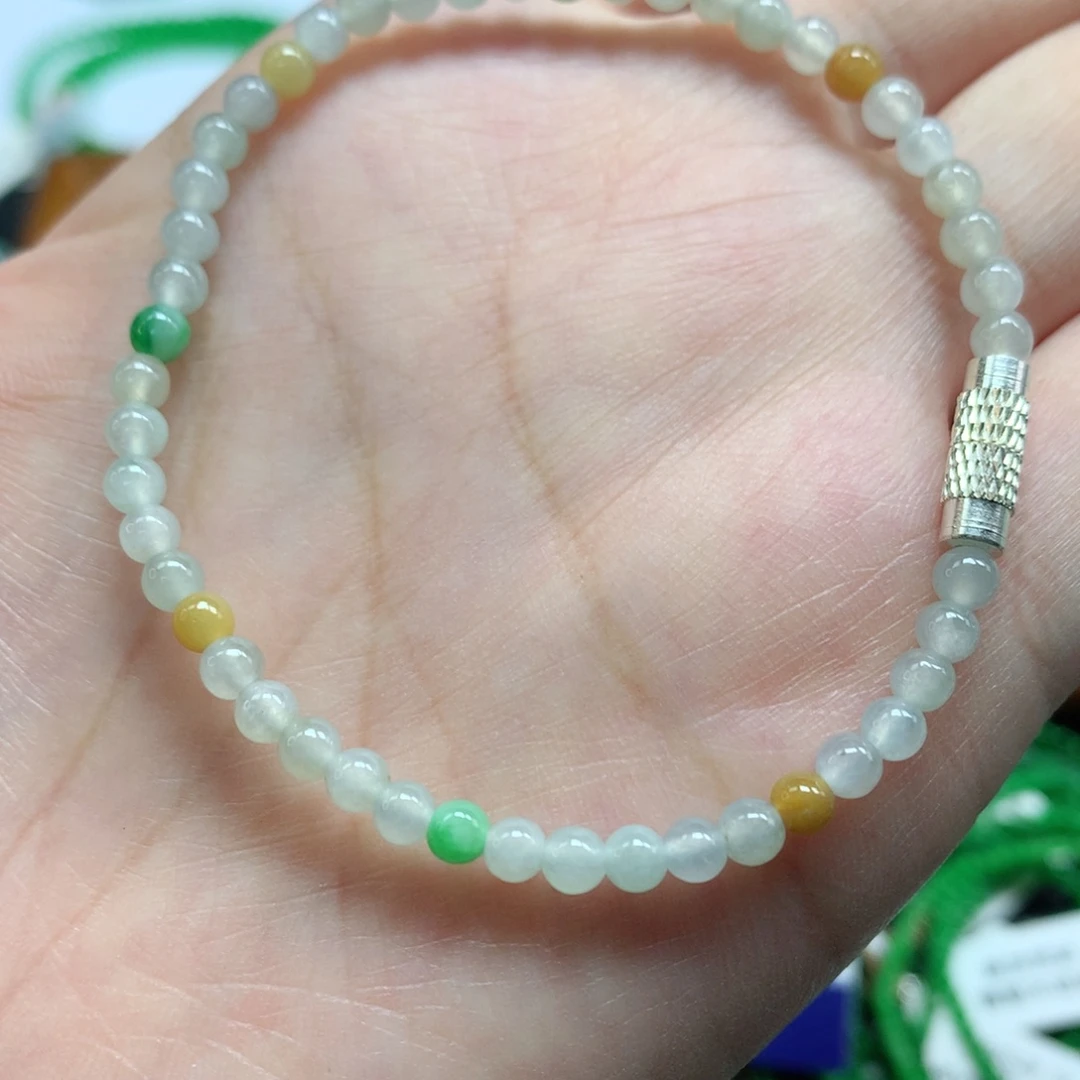 未镶嵌手链翡翠翡翠