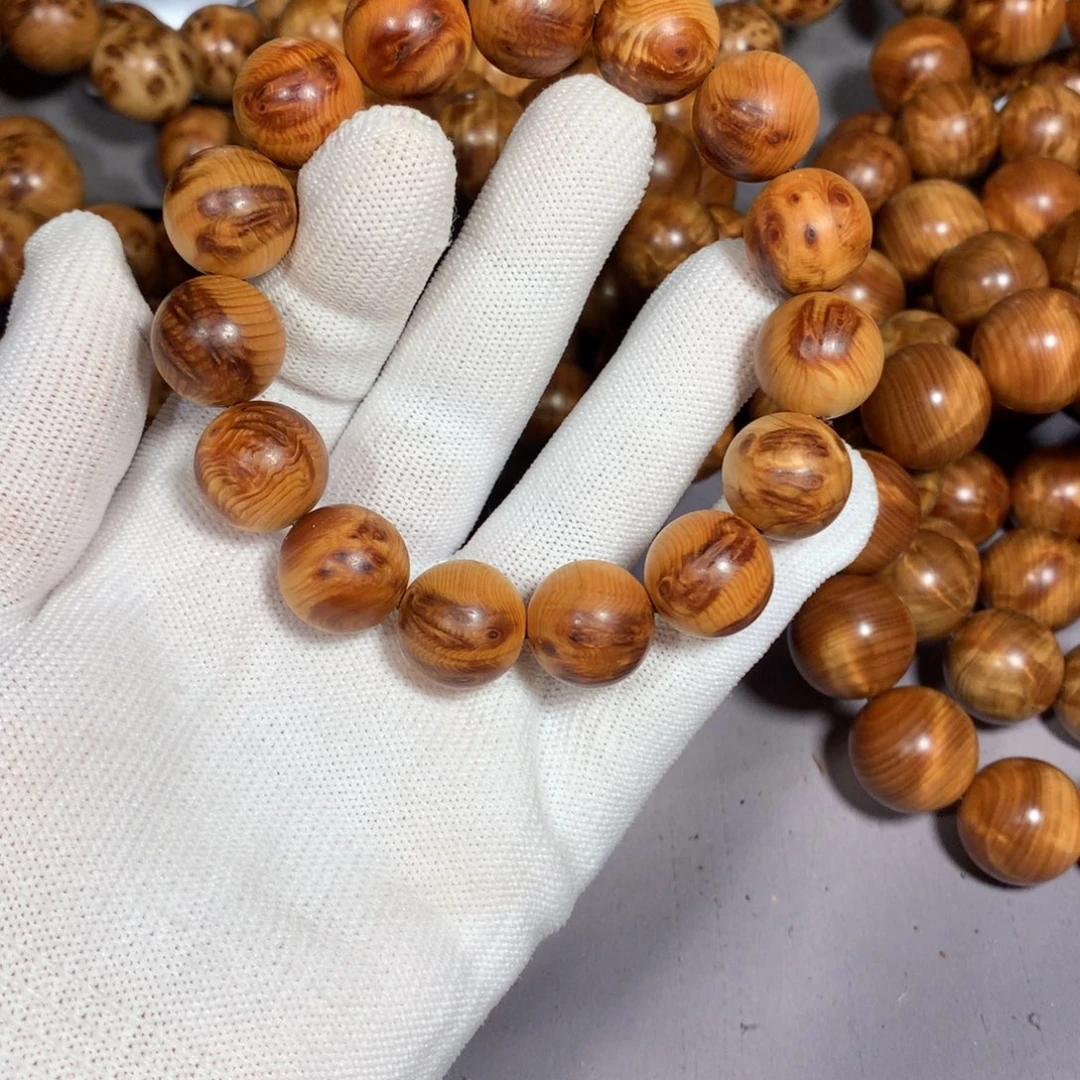 木质类111太行高崖1.5单面火焰纹手串