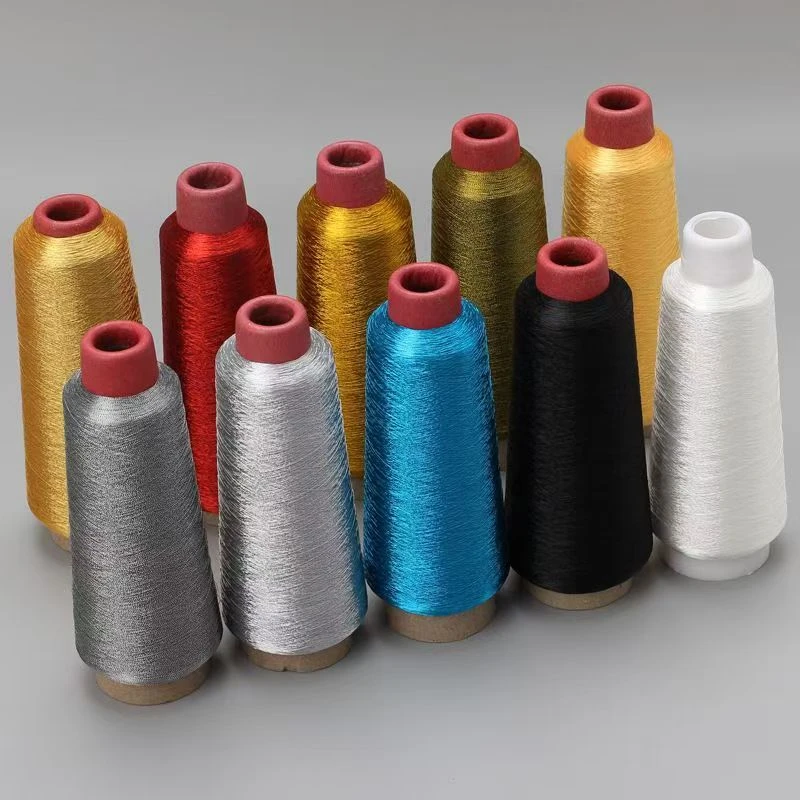 多色高强度工业闪丝适合缝纫刺绣手工家用缝纫机白线缝衣线缝衣服