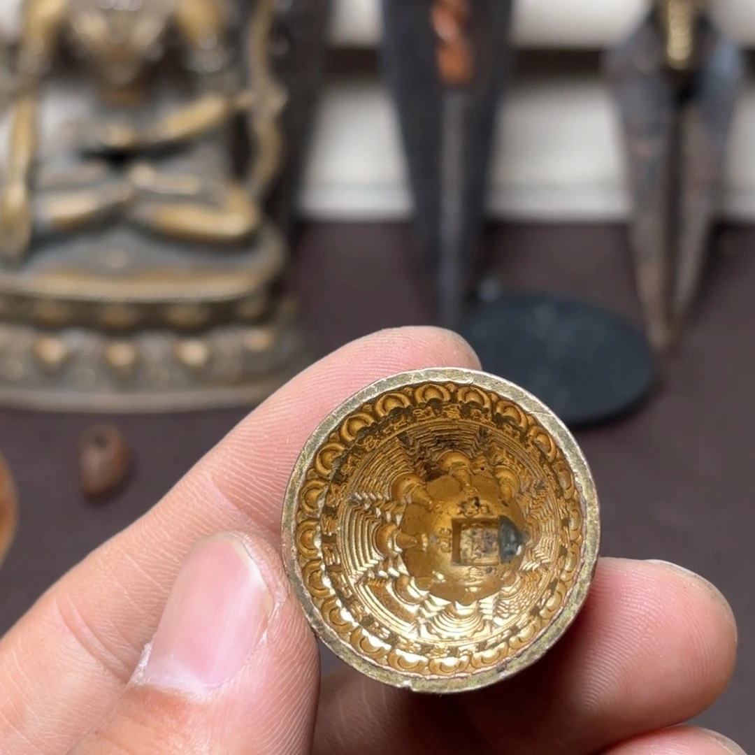 铜星月菩提挂件菩提