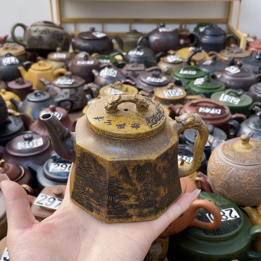 茶壶紫砂文*生紫砂微瑕