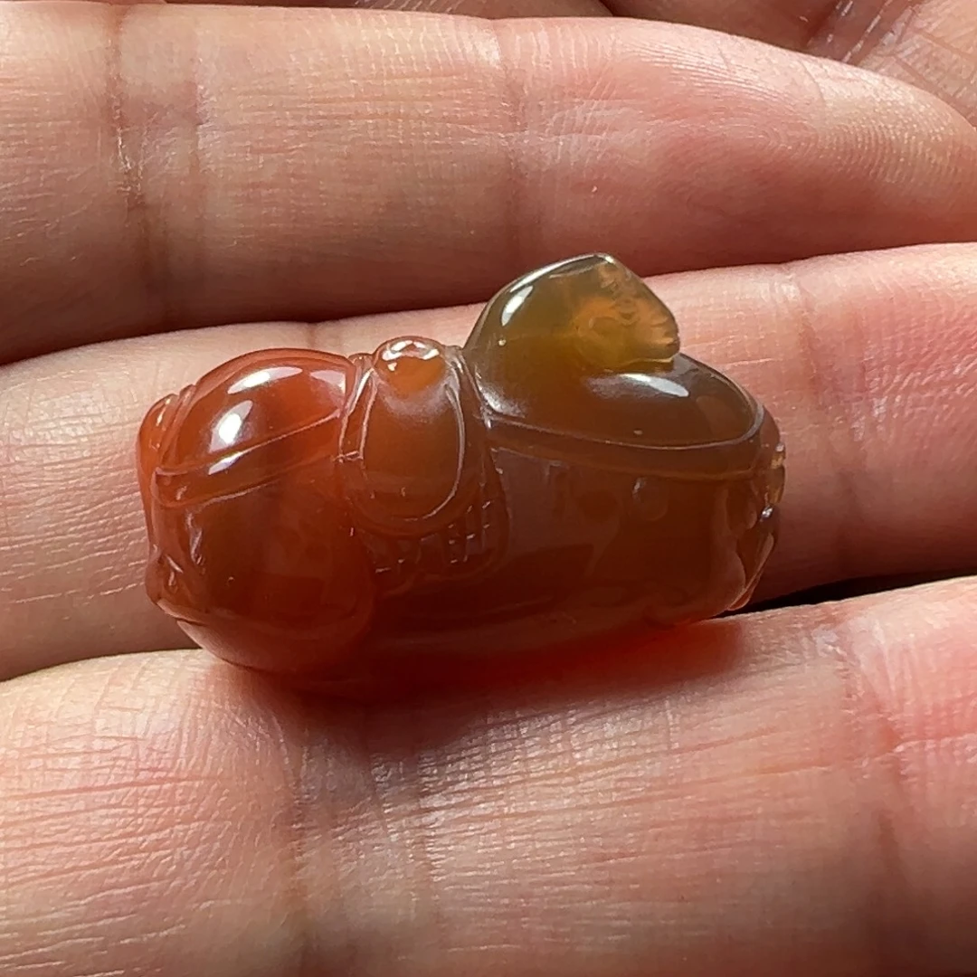 南红玛瑙未镶嵌吊坠