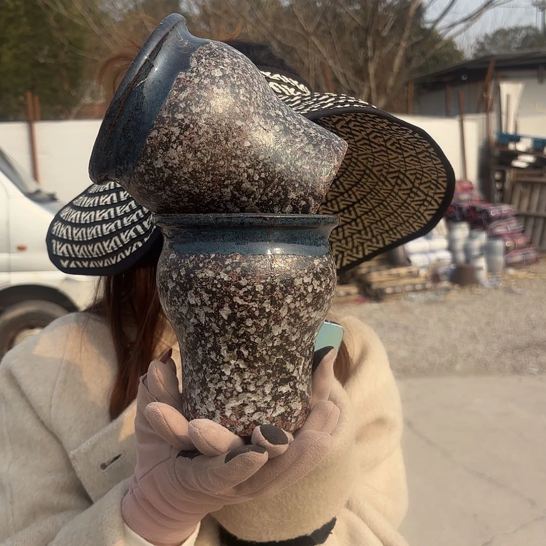 口12高14两个鎏金