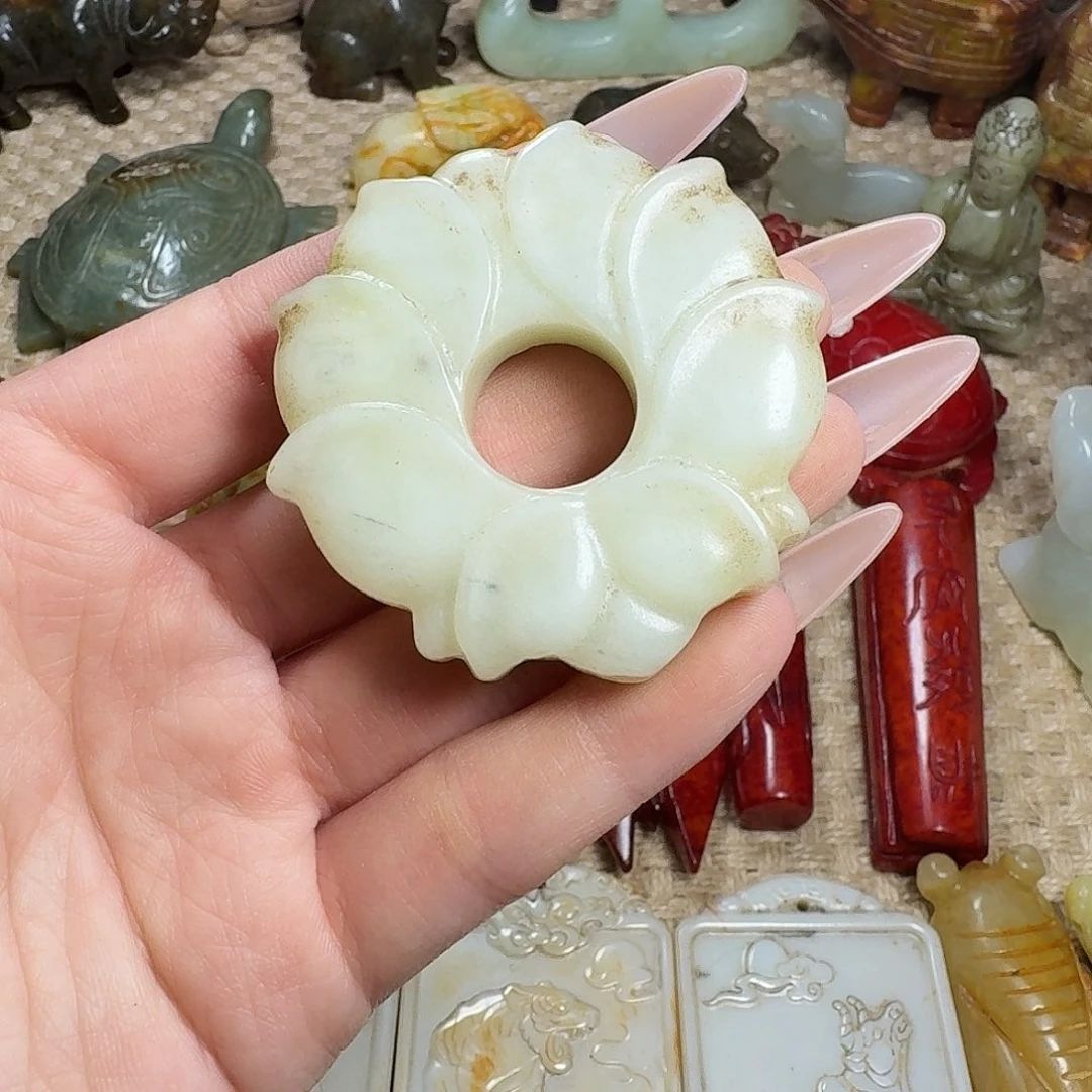 白玉菩提吊坠挂件