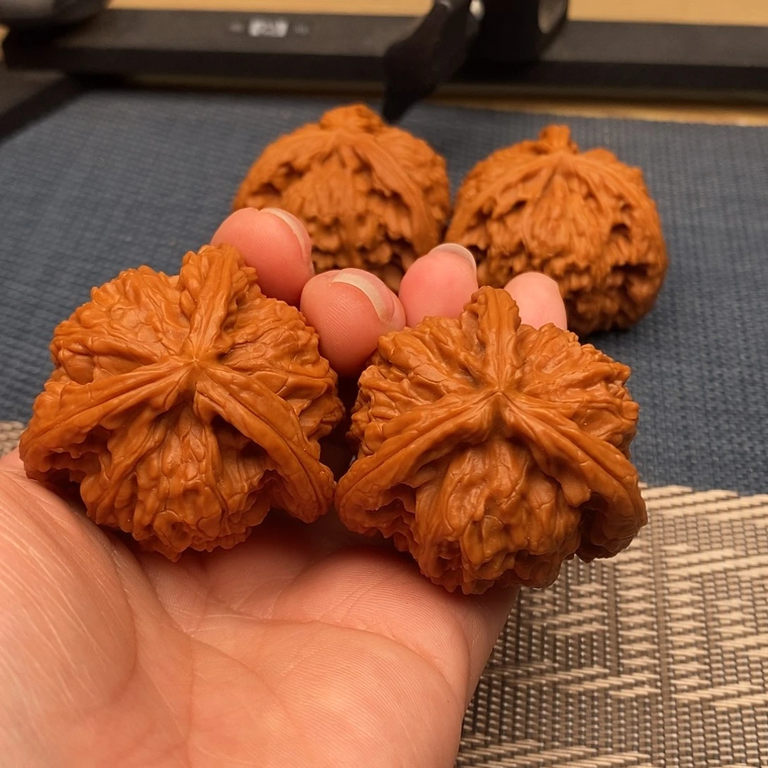 口***袋吊坠文玩核桃三棱