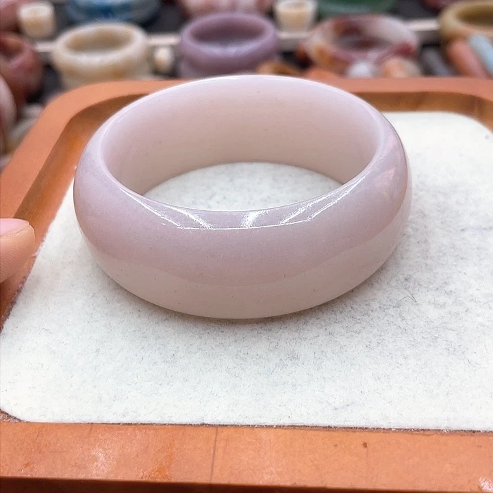 石英质玉圈口齐全未镶嵌