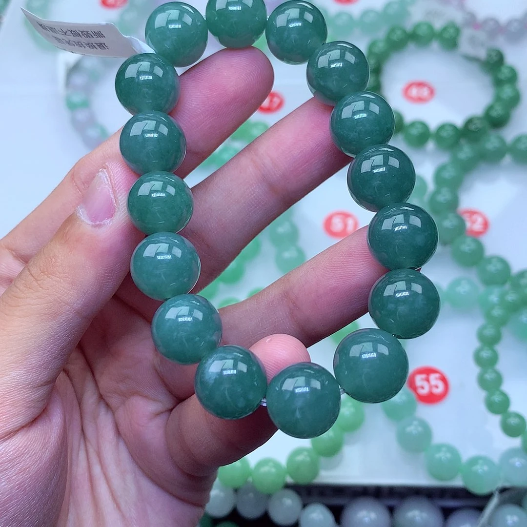 翡翠未镶嵌毛衣链