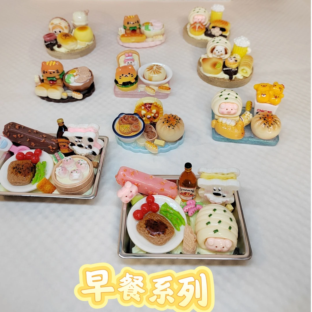 创意树脂仿真摆件 车载摆件 食玩冰箱贴 食玩成品