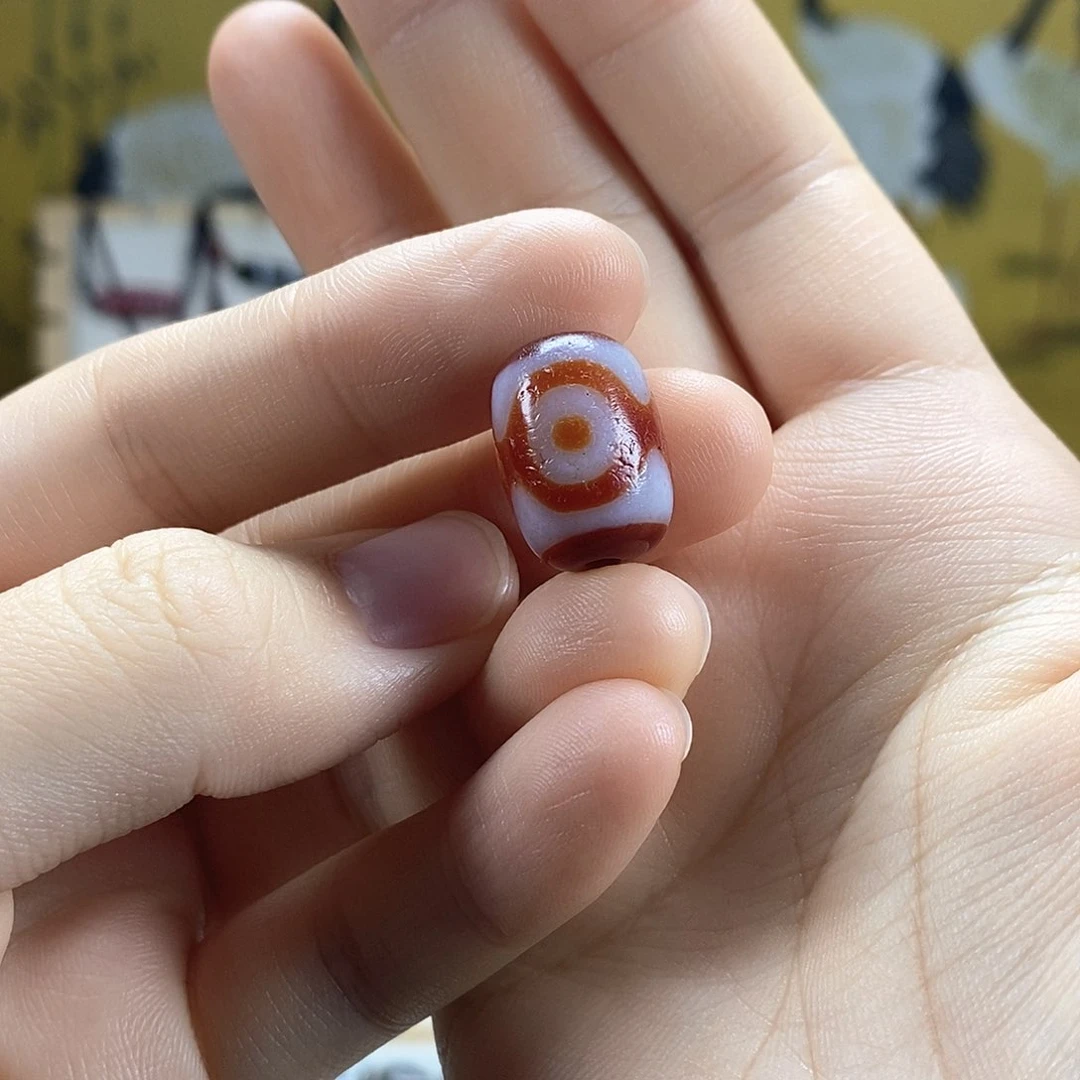 玛瑙/玉髓散珠三眼