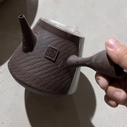 微瑕，明火，黑色跳跳壶跳刀