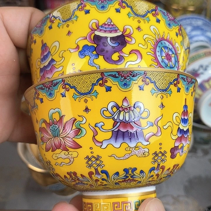 景德镇陶瓷藏式茶碗